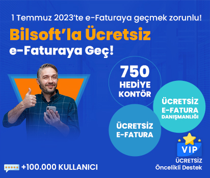 bilsoft ücretsiz e-fatura